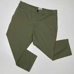 H&M Cropped Khaki Chinos